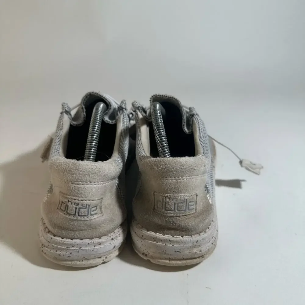Hey Dude Wally Sox Stylish Gray Mesh Sneakers